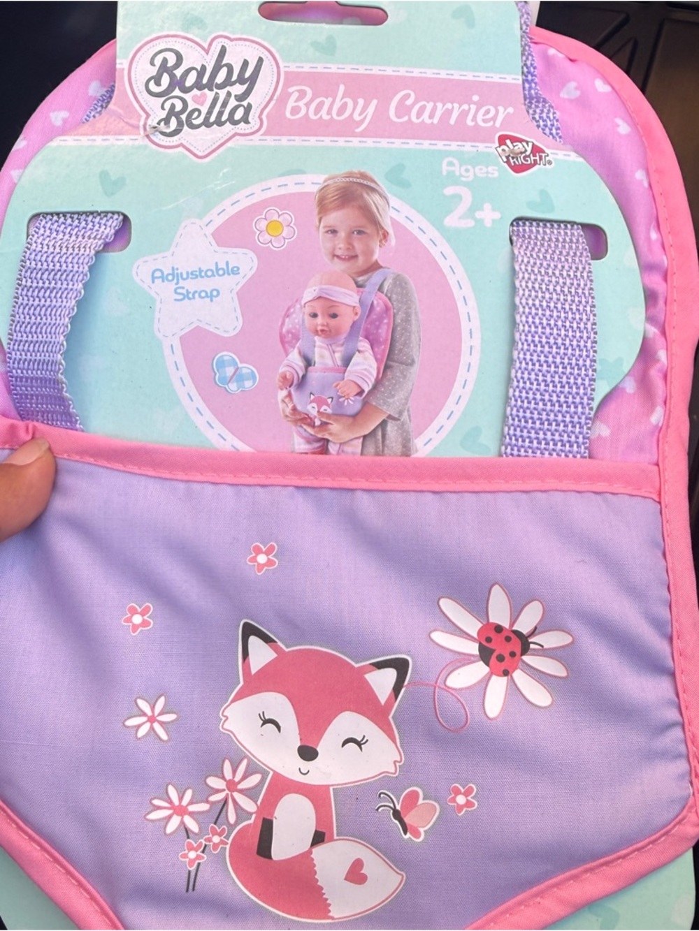 Pink & Purple Fox Baby Carrier for Kids A17